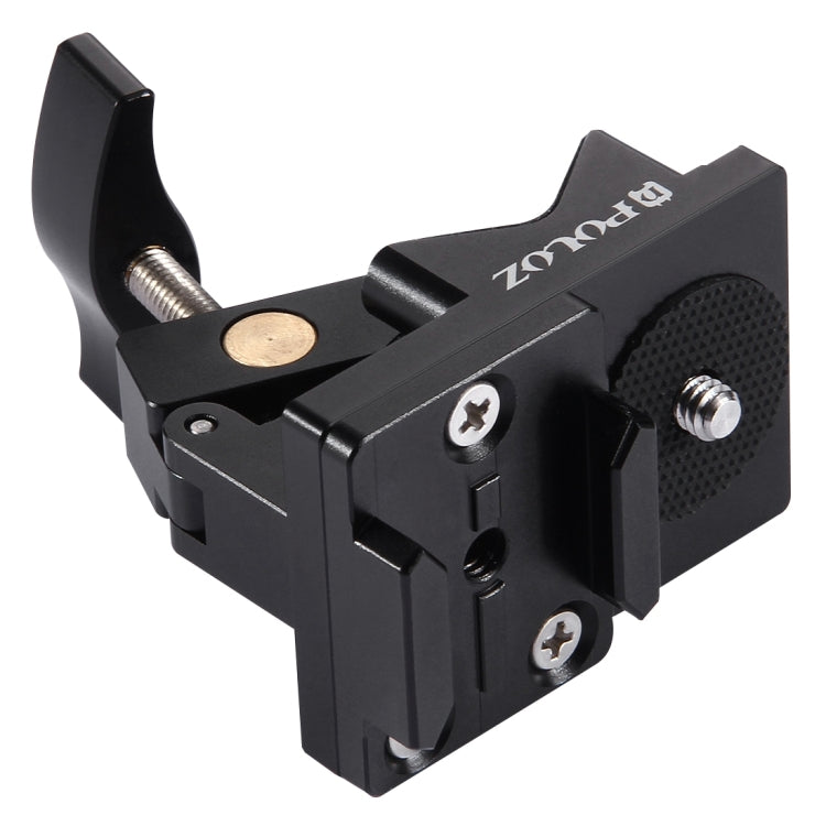 Abrazadera de fijación universal de montaje de aleación de aluminio PULUZ para GoPro Hero11 Black / HERO10 Black /9 Black /8 Black /7/6/5/5 Session /4 Session /4/3+ /3/2/1, DJI Osmo Action y otras accionesCámaras, Fixing Clamp Mount