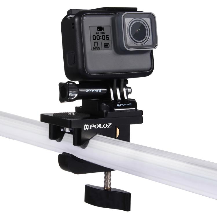 Abrazadera de fijación universal de montaje de aleación de aluminio PULUZ para GoPro Hero11 Black / HERO10 Black /9 Black /8 Black /7/6/5/5 Session /4 Session /4/3+ /3/2/1, DJI Osmo Action y otras accionesCámaras, Fixing Clamp Mount