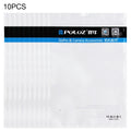 10 PCS PULUZ 25.8cm x 18cm Orificio para colgar Frente transparente Perla blanca Joyería Bolsa de embalaje con cierre de cremallera (Tamaño: L), Size: L