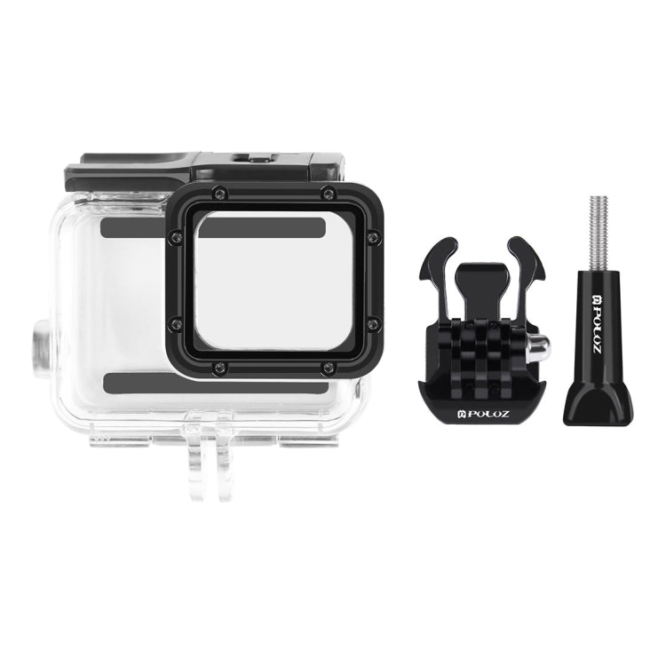 PULUZ para GoPro HERO (2018) / HERO7 Black / 6/5 60 m Carcasa impermeable subacuática Estuche protector de buceo con hebilla Montaje básico y tornillo, For HERO5