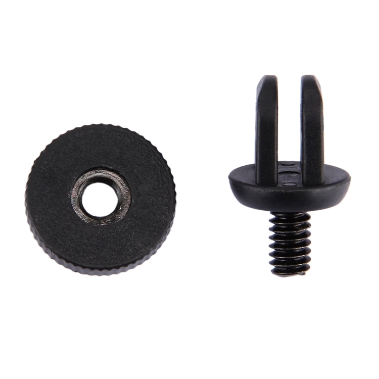 PULUZ Adaptador de montaje en trípode con tornillo de tamaño mini de 1/4 de pulgada para GoPro Hero11 Black / HERO10 Black /9 Black /8 Black /7/6/5/5 Session /4 Session /4/3+ /3/2/1, DJIOsmo Action y otras cámaras de acción, orificio para tornillo de 3...