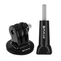 Adaptador de montaje para trípode de cámara PULUZ con tornillo largo para GoPro Hero11 Black / HERO10 Black /9 Black /8 Black /7/6/5/5 Session /4 Session /4/3+ /3/2/1, DJI Osmo Action y otrosCámaras de acción, Tripod Adapter + Screw