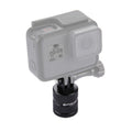 PULUZ Adaptador CNC de montaje en trípode con orificio para tornillo de 1/4 de pulgada para GoPro Hero11 Negro / HERO10 Negro / 9 Negro / 8 Negro / 7/6/5/5 Sesión / 4 Sesión / 4/3+ / 3/2/1, DJI OsmoCámaras de acción y otras cámaras de acción           ...