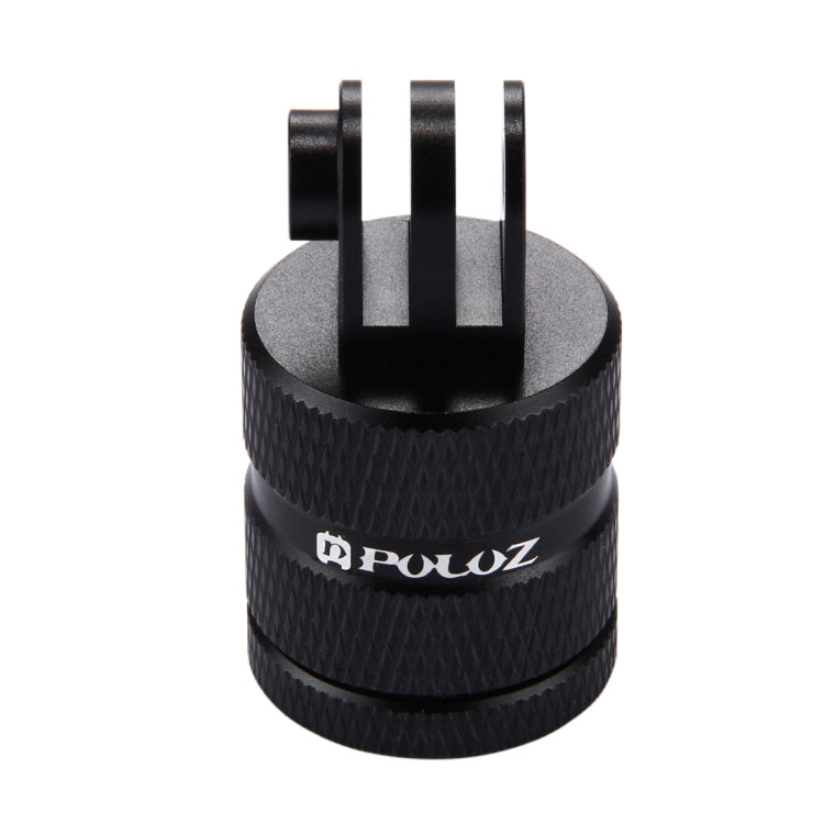 PULUZ Adaptador CNC de montaje en trípode con orificio para tornillo de 1/4 de pulgada para GoPro Hero11 Negro / HERO10 Negro / 9 Negro / 8 Negro / 7/6/5/5 Sesión / 4 Sesión / 4/3+ / 3/2/1, DJI OsmoCámaras de acción y otras cámaras de acción           ...
