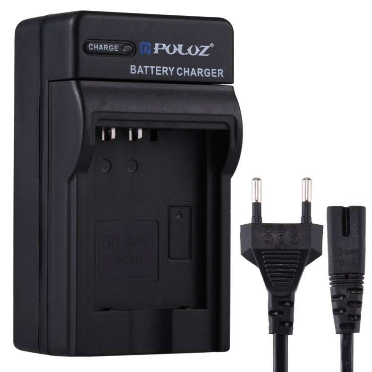 Cargador de batería PULUZ EU con cable para batería Nikon EN-EL12, EN-EL12 EU Plug