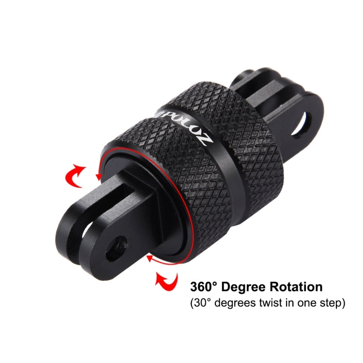PULUZ Soporte de trípode con brazo de extensión giratorio CNC de rotación de 360 grados para GoPro Hero11 Black / HERO10 Black /9 Black /8 Black /7/6/5/5 Session /4 Session /4/3+ /3/2/1, DJI OsmoCámaras de acción y otras cámaras de acción            ...