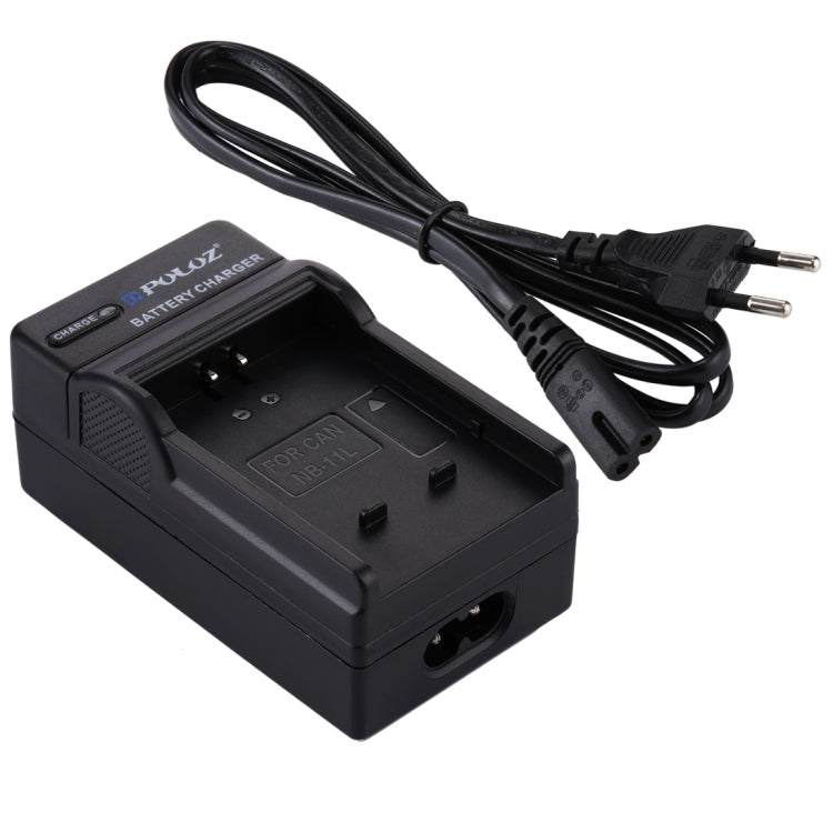 Cargador de batería con enchufe UE PULUZ con cable para batería Canon NB-11L, NB-11L UE Plug