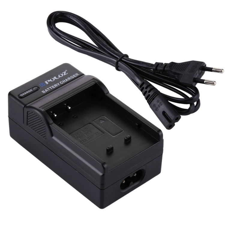 Cargador de batería PULUZ EU con cable para batería Casio CNP120, CNP120 EU Plug