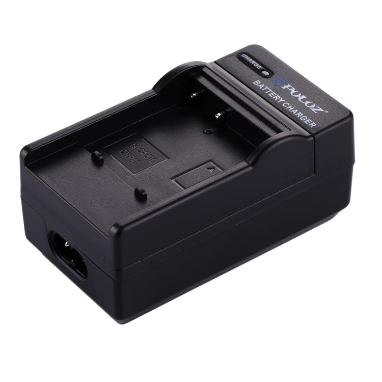 Cargador de coche de batería para cámara digital PULUZ para batería CASIO CNP40, CNP40 Car Charger