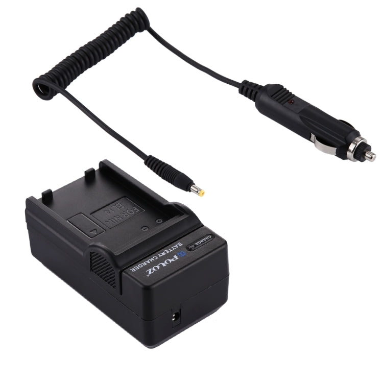 Cargador de coche de batería para cámara digital PULUZ para batería Nikon EN-EL14, EN-EL14 Car Charger