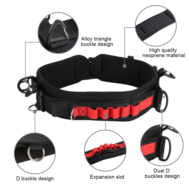 PULUZ Paquete multifuncional Cinturón con correa para cintura con gancho para cámaras SLR / DSLR, Waistband Strap