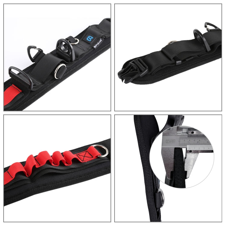 PULUZ Paquete multifuncional Cinturón con correa para cintura con gancho para cámaras SLR / DSLR, Waistband Strap