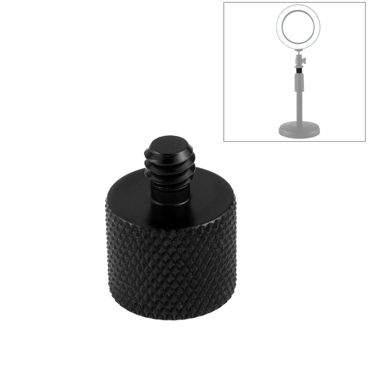 PULUZ Tornillo adaptador de rosca hembra de 3/8 de pulgada a rosca macho de 1/4 de pulgada