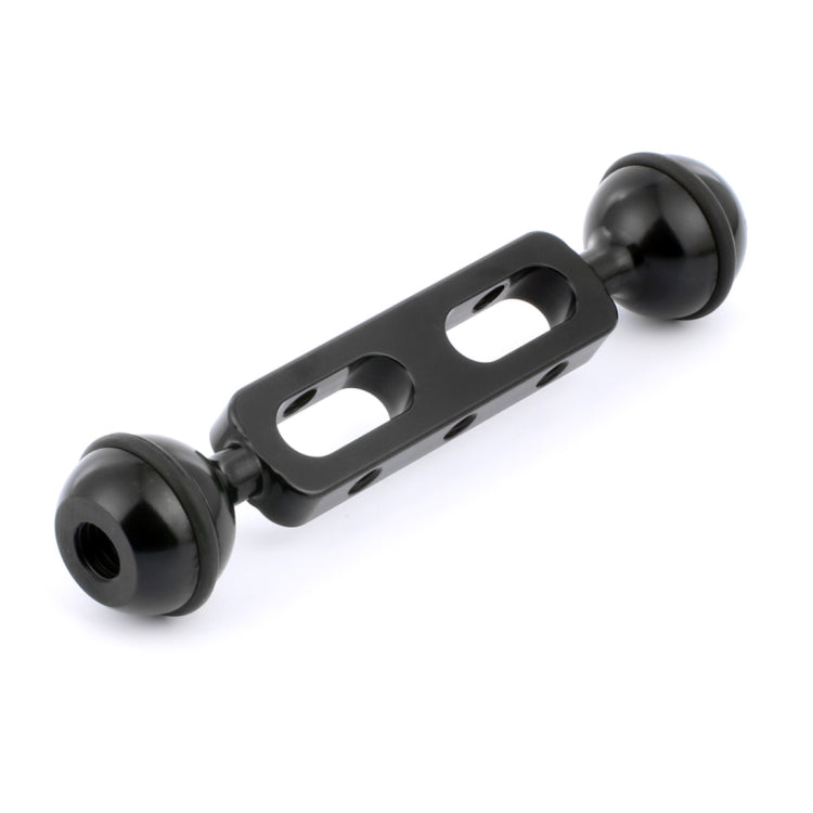 PULUZ Brazo de bolas dobles de aleación de aluminio de 5,1 pulgadas y 13 cm, diámetro de bola: 25 mm, 5.1 inch (Black), 5.1 inch (Blue), 5.1 inch (Red)