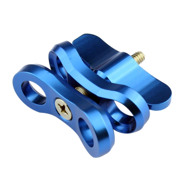 Abrazadera de bola PULUZ, soporte para cámara de buceo con orificio cerrado, abrazadera para linterna con resorte de aluminio CNC para sistema de fotografía subacuática de buceo, Single Ball Close Hole(Black), Single Ball Close Hole(Blue)              ...