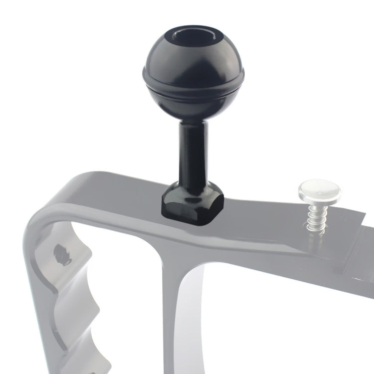 PULUZ Soporte adaptador de bola de aluminio con tornillo de 1/4 de pulgada para GoPro Hero11 Black / HERO10 Black /9 Black /8 Black /7/6/5/5 Session /4 Session /4/3+ /3/2/1, DJI Osmo Actiony otras cámaras de acción, diámetro: 2,5 cm, 1/4 inch Screw(Bla...