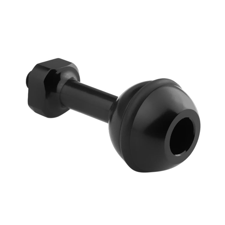 PULUZ Soporte adaptador de bola de aluminio con tornillo de 1/4 de pulgada para GoPro Hero11 Black / HERO10 Black /9 Black /8 Black /7/6/5/5 Session /4 Session /4/3+ /3/2/1, DJI Osmo Actiony otras cámaras de acción, diámetro: 2,5 cm, 1/4 inch Screw(Bla...