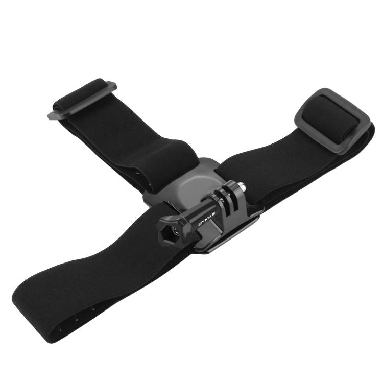 PULUZ Cinturón de montaje elástico Correa ajustable para la cabeza para GoPro, Insta360 ONE R, DJI Osmo Action y otras cámaras de acción, Head Strap