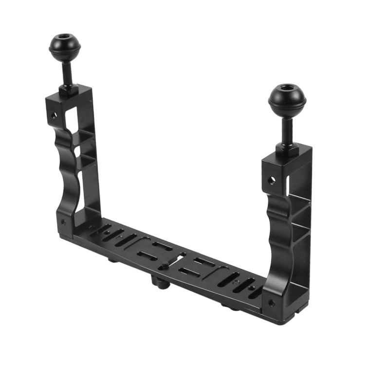 PULUZ Soporte de brazo de lámpara de aluminio CNC de doble mano ajustable para buceo para GoPro Hero11 Black / HERO10 Black / HERO9 Black /HERO8 / HERO7 /6/5/5 Session /4 Session /4/3+ /3/2/1, Insta360 ONER, DJI Osmo Action y otras cámaras de acción   ...