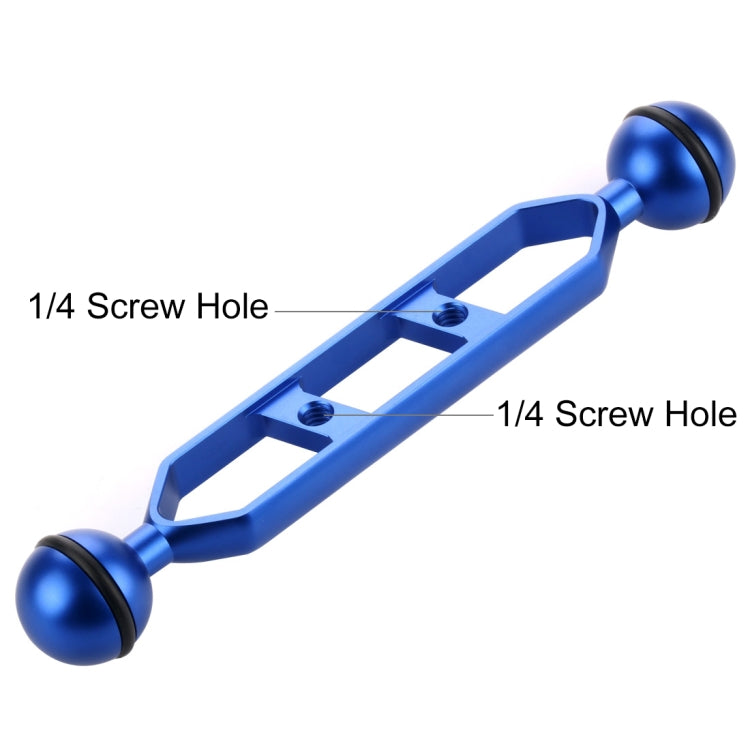 PULUZ Brazo de bolas dobles de aleación de aluminio de 7,0 pulgadas y 17,7 cm, diámetro de bola: 25 mm, 7.0 inch (Black), 7.0 inch (Blue), 7.0 inch (Red)