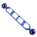 PULUZ Brazo de bolas dobles de aleación de aluminio de 9,0 pulgadas y 22,8 cm, diámetro de bola: 25 mm, 9.0 inch (Black), 9.0 inch (Blue), 9.0 inch (Red)