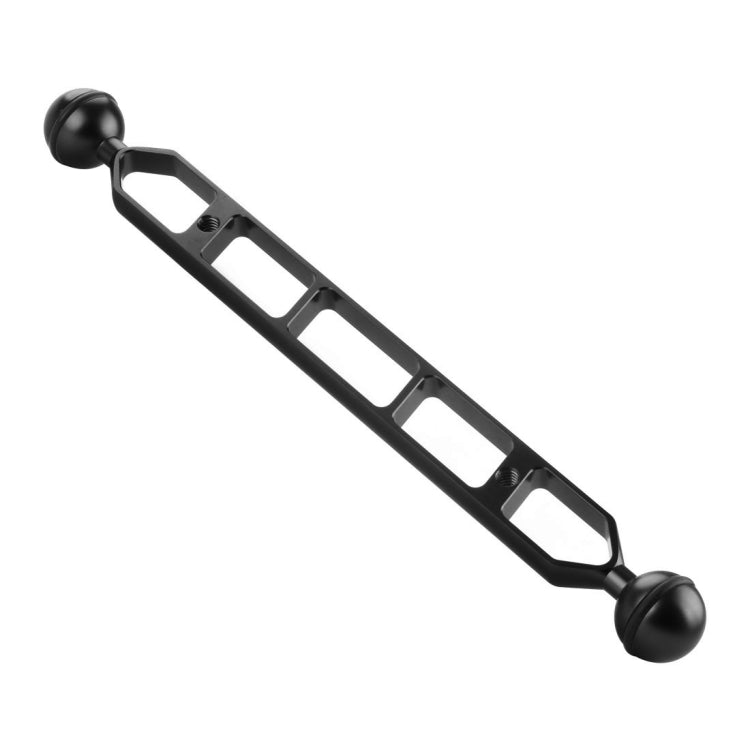 PULUZ Brazo de bolas dobles de aleación de aluminio de 11,0 pulgadas y 27,9 cm, diámetro de bola: 25 mm, 11.0 inch (Black), 11.0 inch (Blue), 11.0 inch (Red)