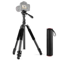 Trípode de vídeo profesional plegable inverso PULUZ de 1,6 m con cabezal de arrastre fluido, 1.6m Reverse-Folding
