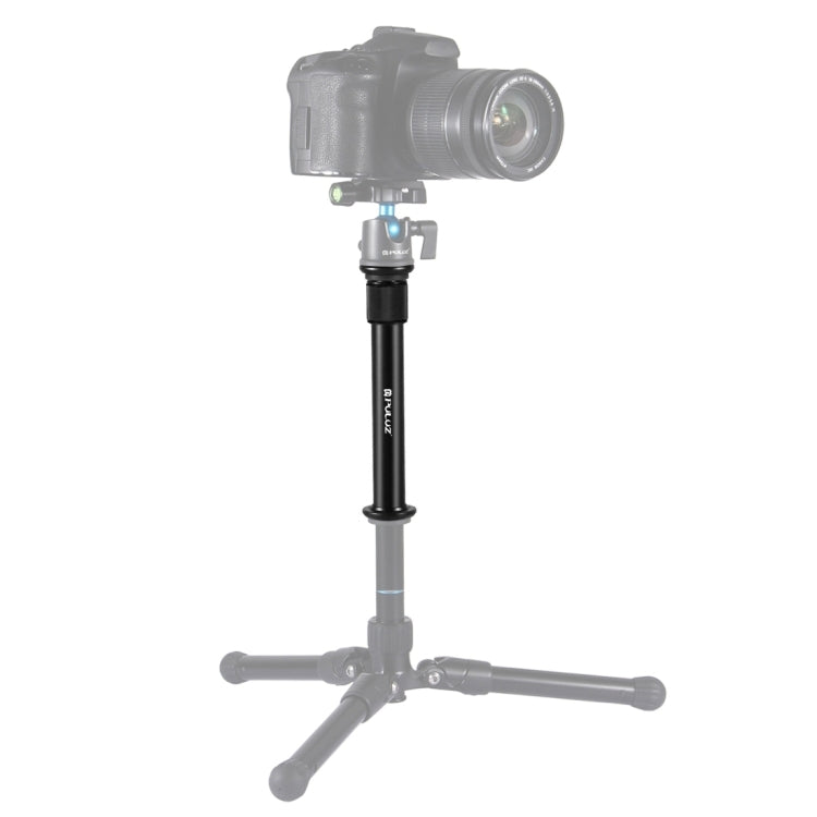 Varilla de extensión monopié de montaje en trípode ajustable de mano de metal PULUZ para cámaras DSLR y SLR, Adjustable Tripod