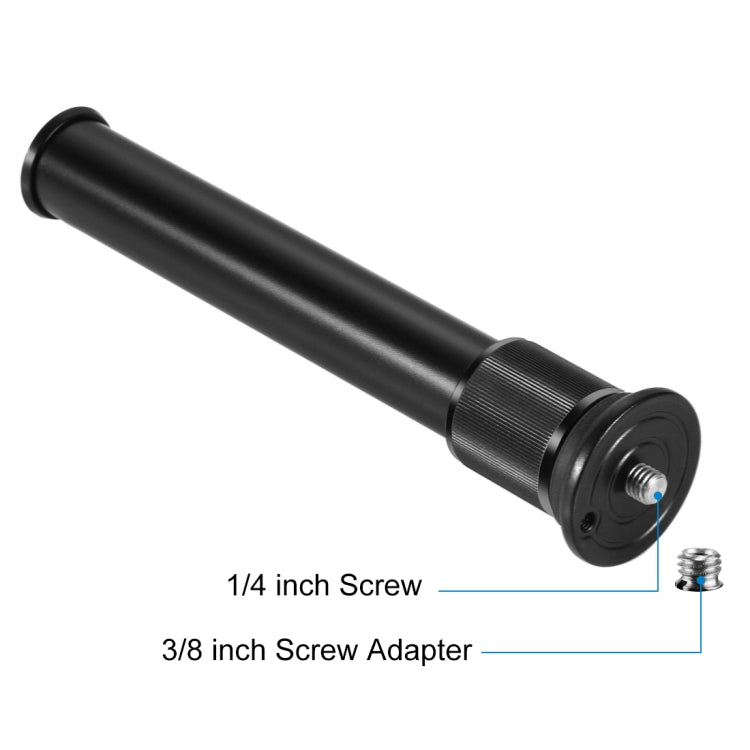 Varilla de extensión monopié de montaje en trípode ajustable de mano de metal PULUZ para cámaras DSLR y SLR, Adjustable Tripod