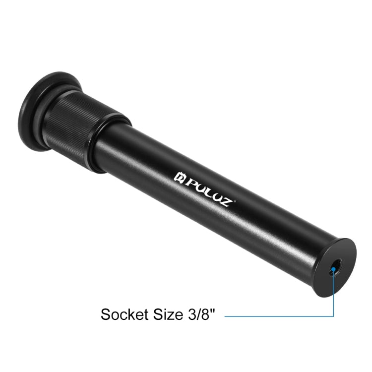 Varilla de extensión monopié de montaje en trípode ajustable de mano de metal PULUZ para cámaras DSLR y SLR, Adjustable Tripod