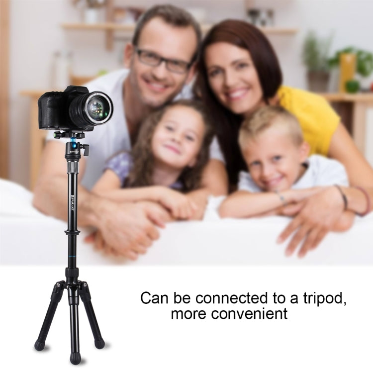 Varilla de extensión monopié de montaje en trípode ajustable de mano de metal PULUZ para cámaras DSLR y SLR, Adjustable Tripod