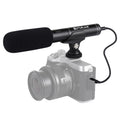 Micrófono de escopeta de vídeo condensador para entrevista profesional PULUZ con cable de audio de 3,5 mm para videocámara DSLR y DV, Microphone