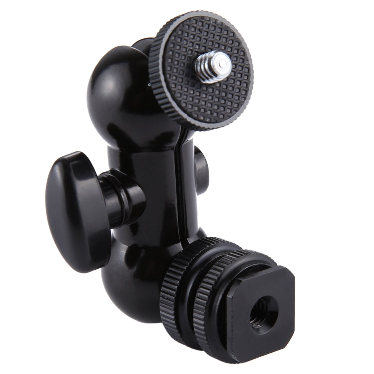 PULUZ Flash Zapata giratoria cabeza de bola 1/4 pulgadas trípode tornillo brazo mágico con bloqueo, Magic Arm