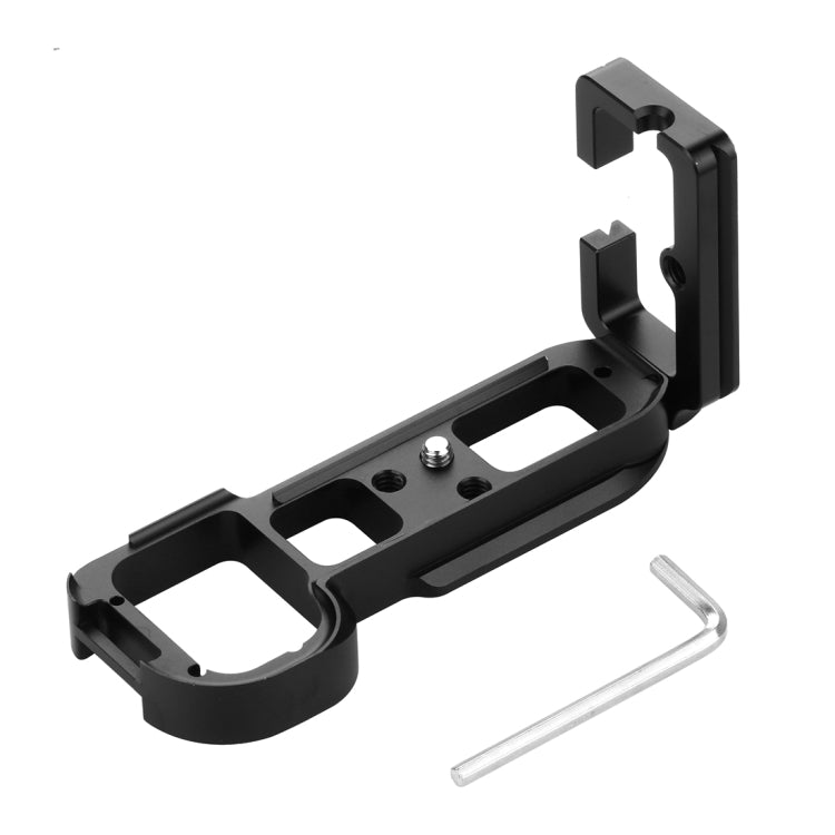 PULUZ Soporte de placa L de liberación rápida de disparo vertical de 1/4 de pulgada para Sony A7R / A7 / A7S, For Sony A7R (Black), For Sony A7R (Red)