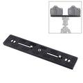PULUZ-Placa de liberación rápida de aleación de aluminio y magnesio, PU-200 de 200mm de longitud, abrazadera QR para rótula de bola de trípode Benro B3 / J2 /J3