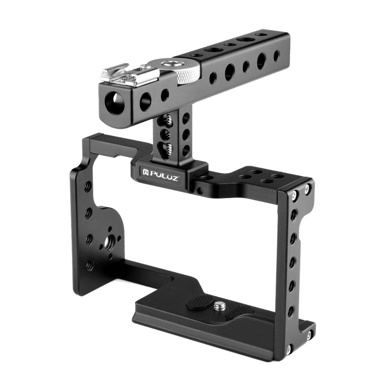 Estabilizador de jaula para cámara de vídeo PULUZ con mango para Sony A6600 / ILCE-6600, For Sony A6600