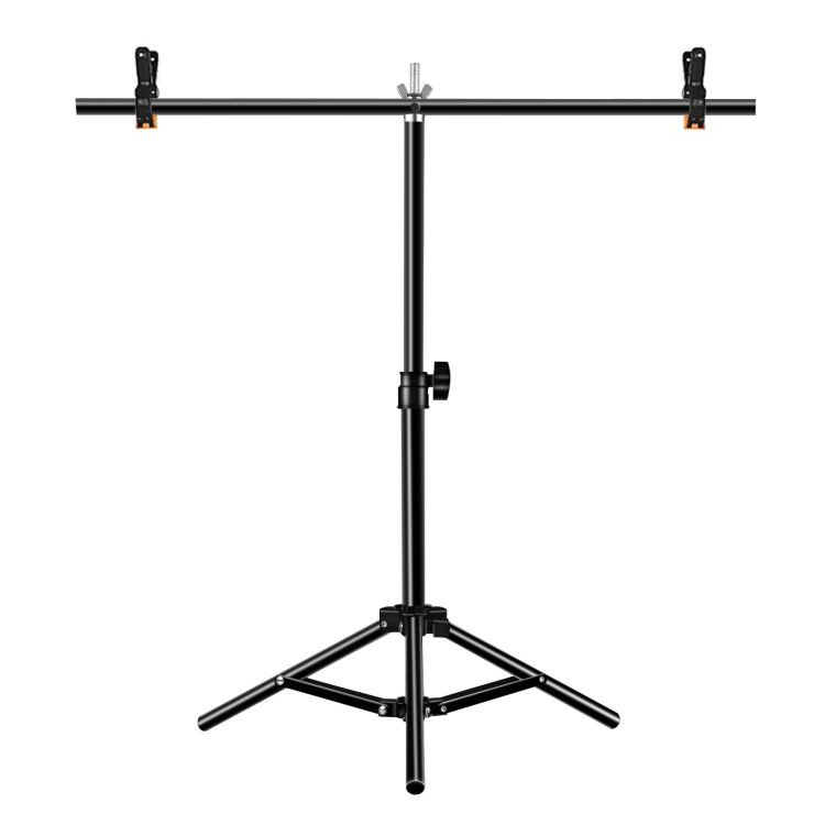 Soporte de fondo para estudio fotográfico en forma de T de 67cm, soporte de barra transversal con Clips, sin telón de fondo, Backdrop Stand
