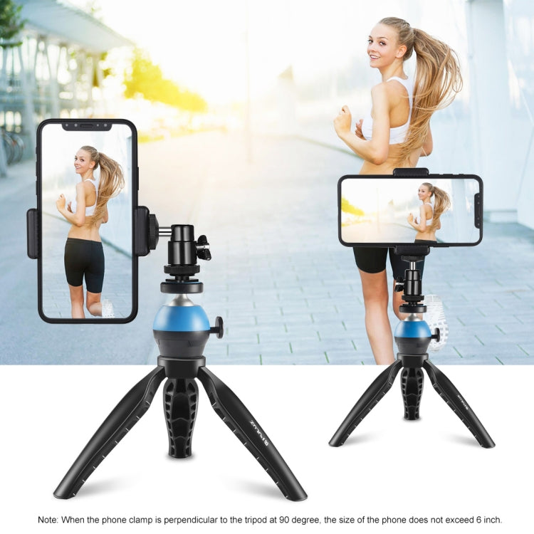 PULUZ Mini soporte para trípode de escritorio ABS simple con tornillo de 1/4 de pulgada para cámaras DSLR y digitales, altura de trabajo: 9 cm, ABS Tripod