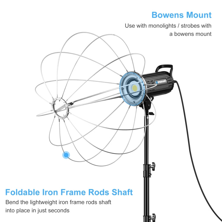 PULUZ 65cm Linterna plegable Softbox SpeedLite Flash Light Difusor plegable, 65cm Softbox