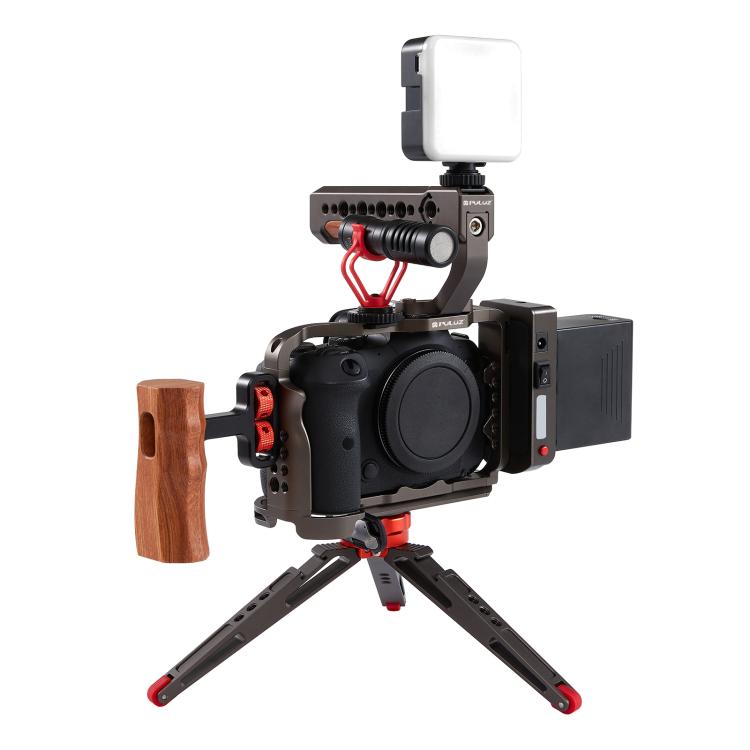 Estabilizador de jaula para cámara de vídeo PULUZ para Canon EOS R5 / R5C / EOS R6 / R6 II, sin mango, For Canon EOS R5 Cage