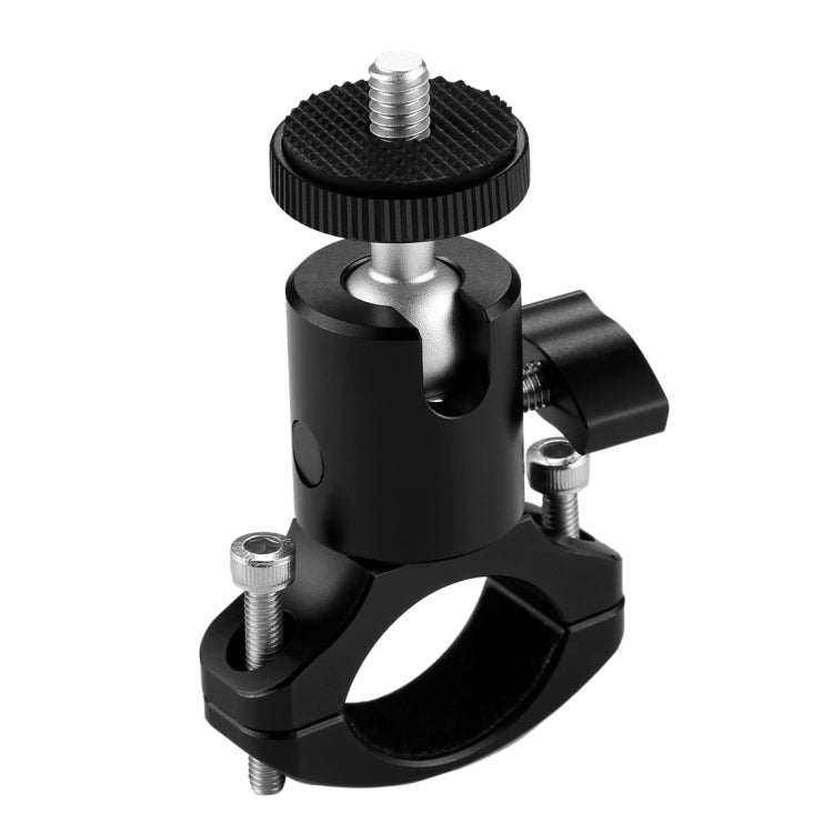 Soporte adaptador de cabeza esférica para trípode con manillar de aluminio para bicicleta PULUZ para GoPro HERO10 Black / HERO9 Black / HERO8 Black /7/6/5/5 Session /4 Session /4/3+ /3/2/1, DJI Osmo Action, Xiaoyi y otrosCámaras de acción              ...