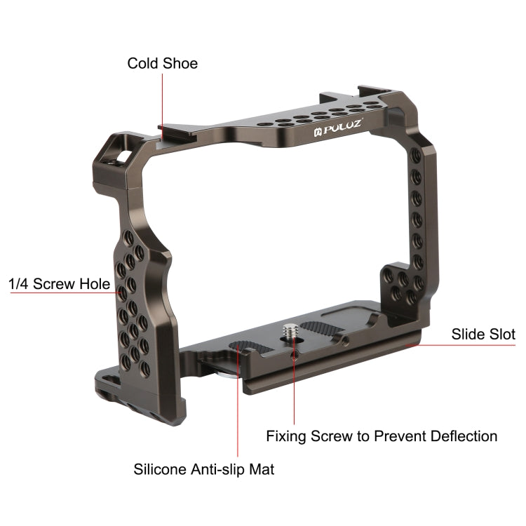 Estabilizador de jaula para cámara de vídeo PULUZ para Sony A7 III y A7M3 / A7R3 y A7R III, sin mango, For Sony A7 III Cage