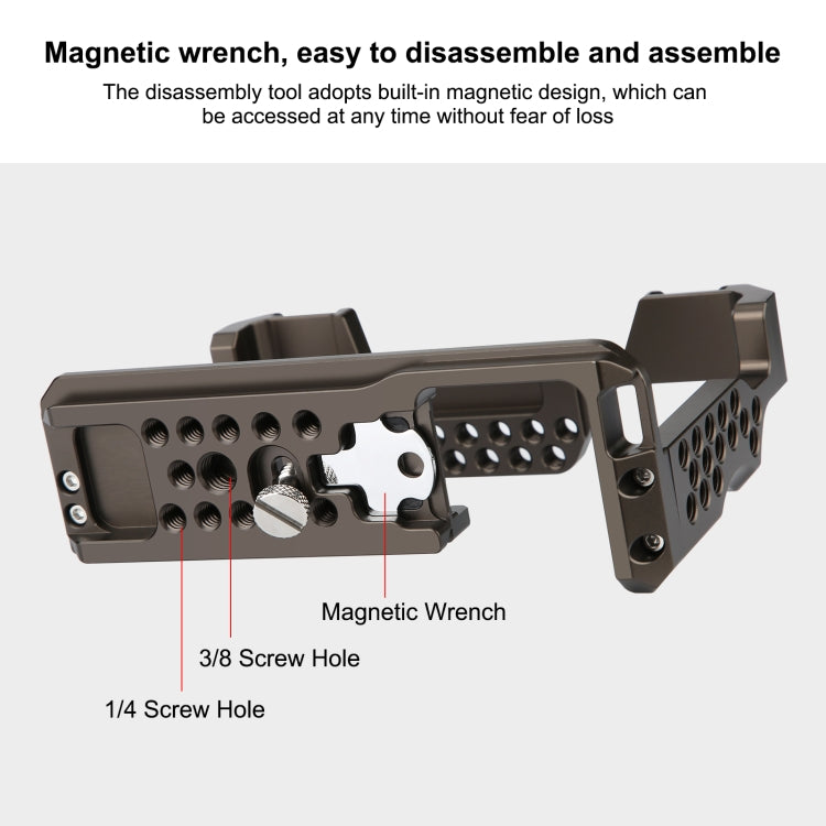 Estabilizador de jaula para cámara de vídeo PULUZ para Sony A7 III y A7M3 / A7R3 y A7R III, sin mango, For Sony A7 III Cage