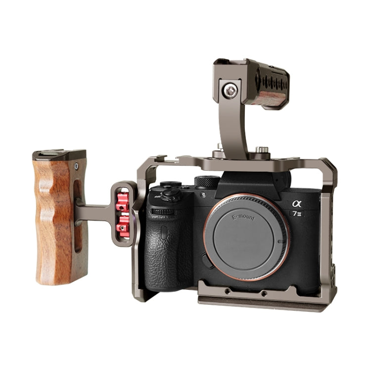 Estabilizador de jaula para cámara de vídeo PULUZ para Sony A7 III y A7M3 / A7R3 y A7R III, sin mango, For Sony A7 III Cage
