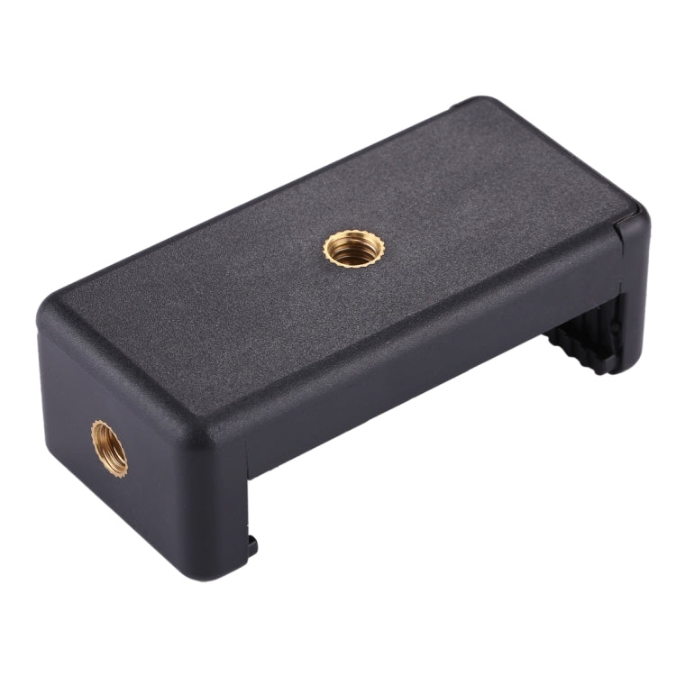 Abrazadera para teléfono con montaje en trípode PULUZ Selfie Sticks con orificio para tornillo de 1/4 de pulgada para iPhone, Samsung, HTC, Sony, LG y otros teléfonos inteligentes, Sticks Tripod Clamp