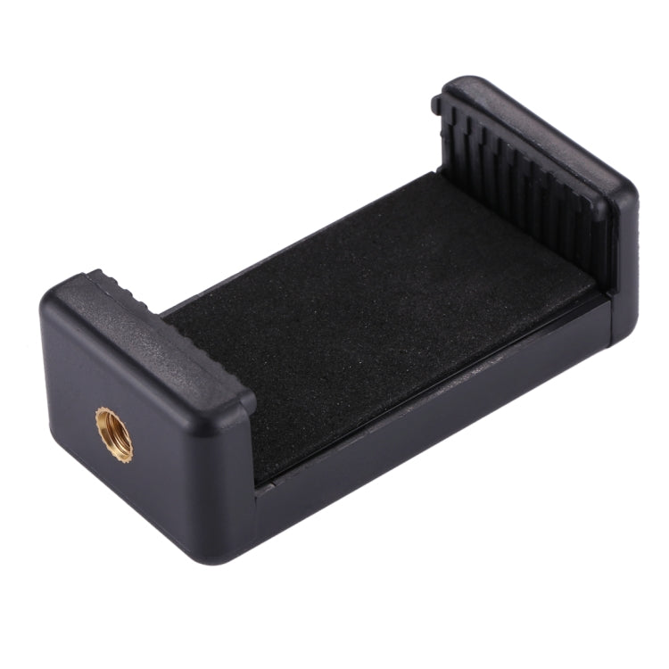 Abrazadera para teléfono con montaje en trípode PULUZ Selfie Sticks con orificio para tornillo de 1/4 de pulgada para iPhone, Samsung, HTC, Sony, LG y otros teléfonos inteligentes, Sticks Tripod Clamp