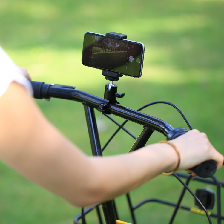 Abrazadera para teléfono con montaje en trípode PULUZ Selfie Sticks con orificio para tornillo de 1/4 de pulgada para iPhone, Samsung, HTC, Sony, LG y otros teléfonos inteligentes, Sticks Tripod Clamp