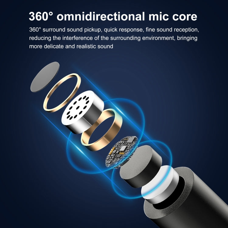 Micrófono inalámbrico de reverberación con reducción de ruido Lavalier PULUZ para dispositivo de 8 pines, compatible con carga de teléfono, 8 Pin Wireless Microphone