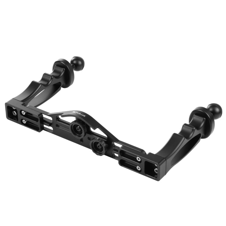 Estabilizador de bandeja de aleación de aluminio con dos asas PULUZ para carcasas de cámaras subacuáticas, Light Aluminium Tray Stabilizer(Red), Light Aluminium Tray Stabilizer(Black)