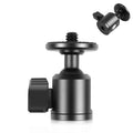 Adaptador de rótula de bola de trípode de metal con tornillo interno PULUZ de 1/4 de pulgada con bloqueo de perilla, 1/4 inch Inner Screw